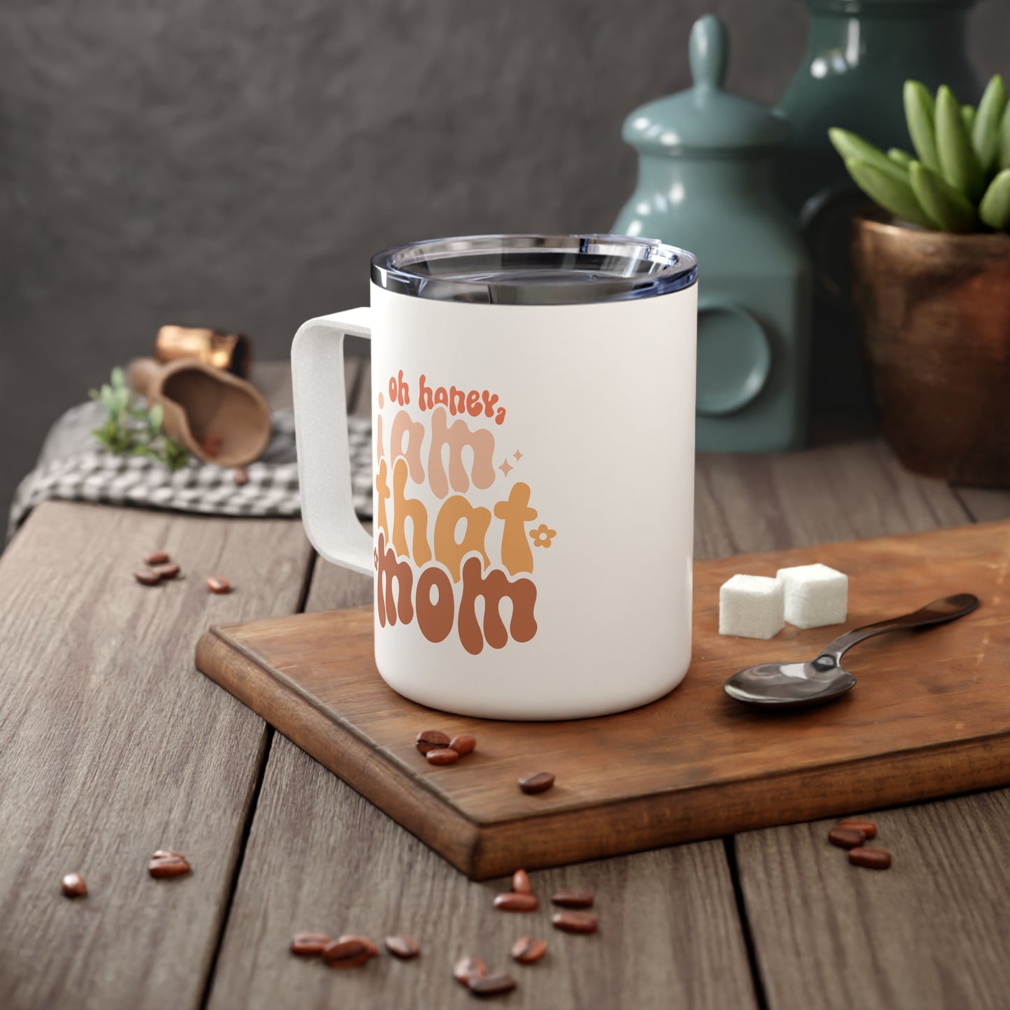 Sassy Mom Insulated Coffee Mug - Perfect for Cozy Mornings & Gifting