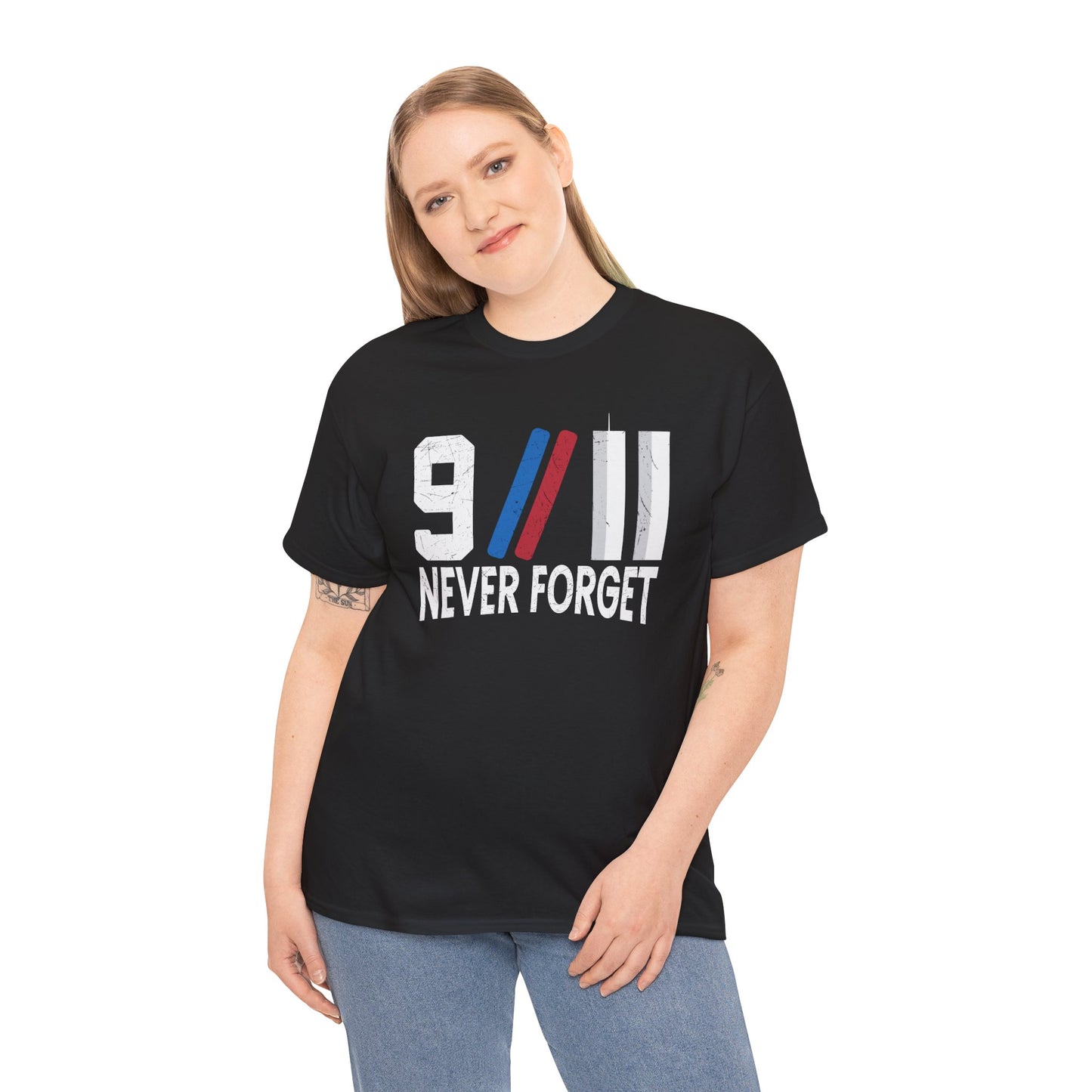 9/11 Never Forget Unisex Tee, Commemorative T-Shirt, Patriotic Apparel, Remembrance Day Shirt, Memorial Gift