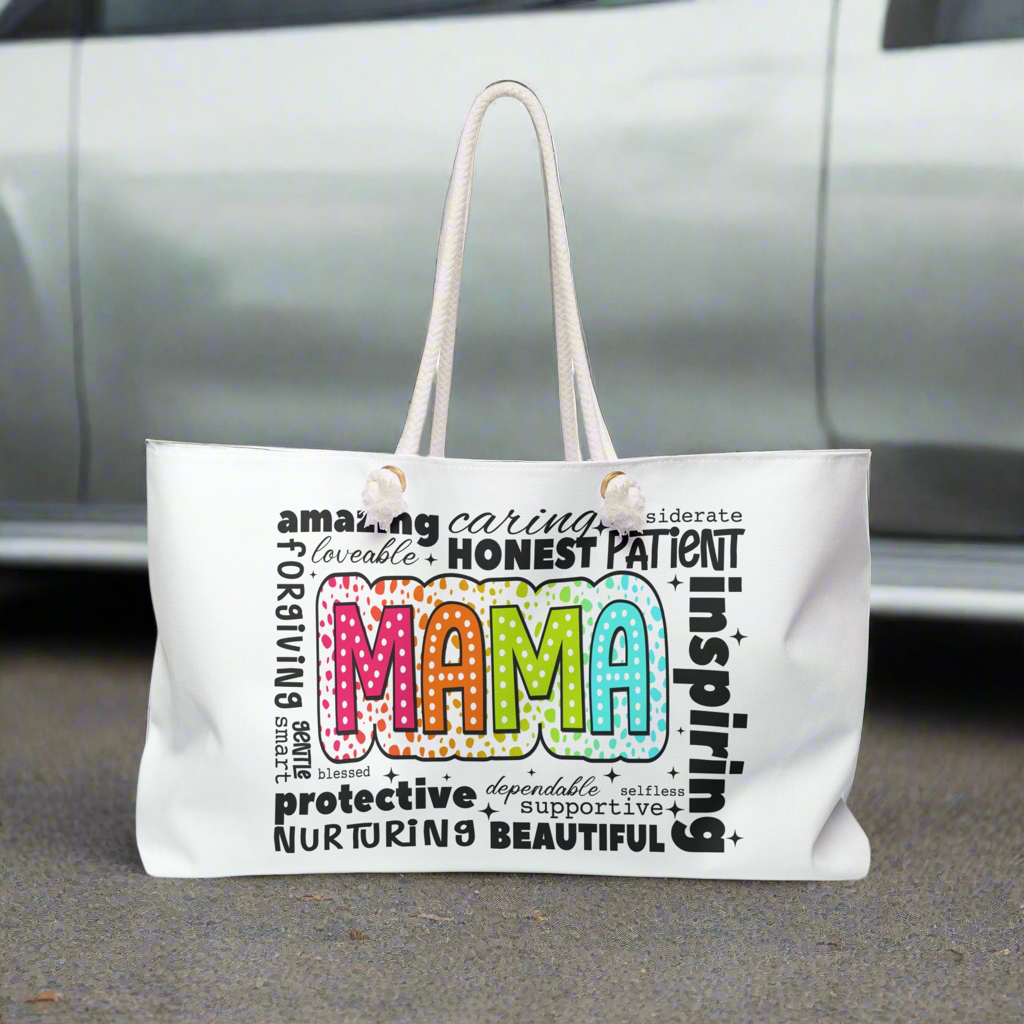 Inspirational Mama Weekender Bag - Perfect Gift for Moms