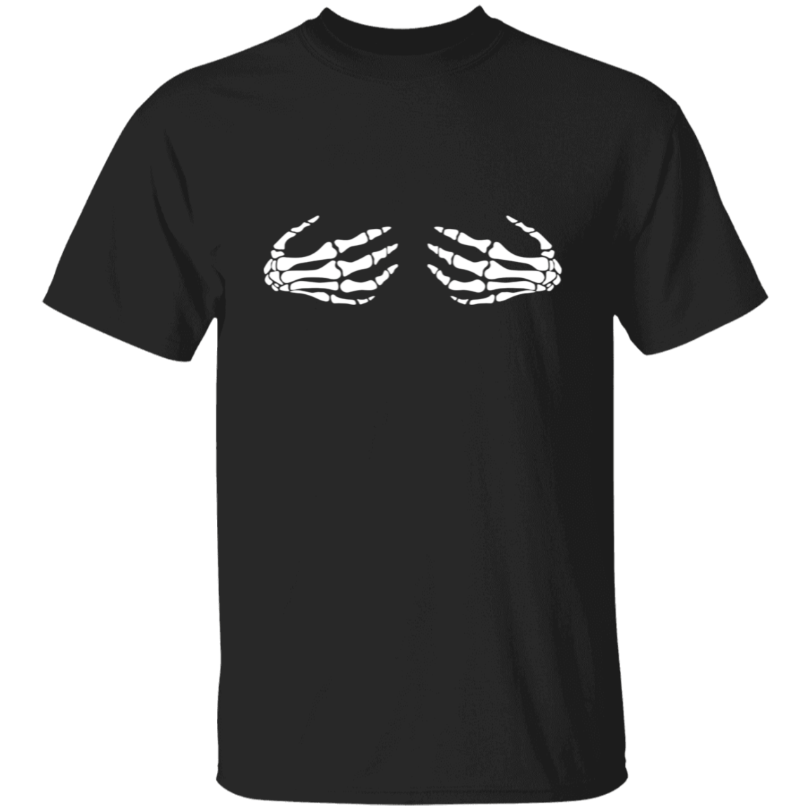 Skeleton Hands Bra T-Shirt