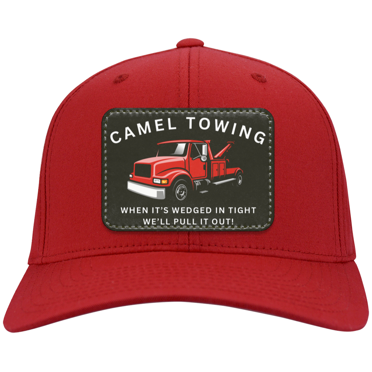 Camel Towing Funny Patch Cap