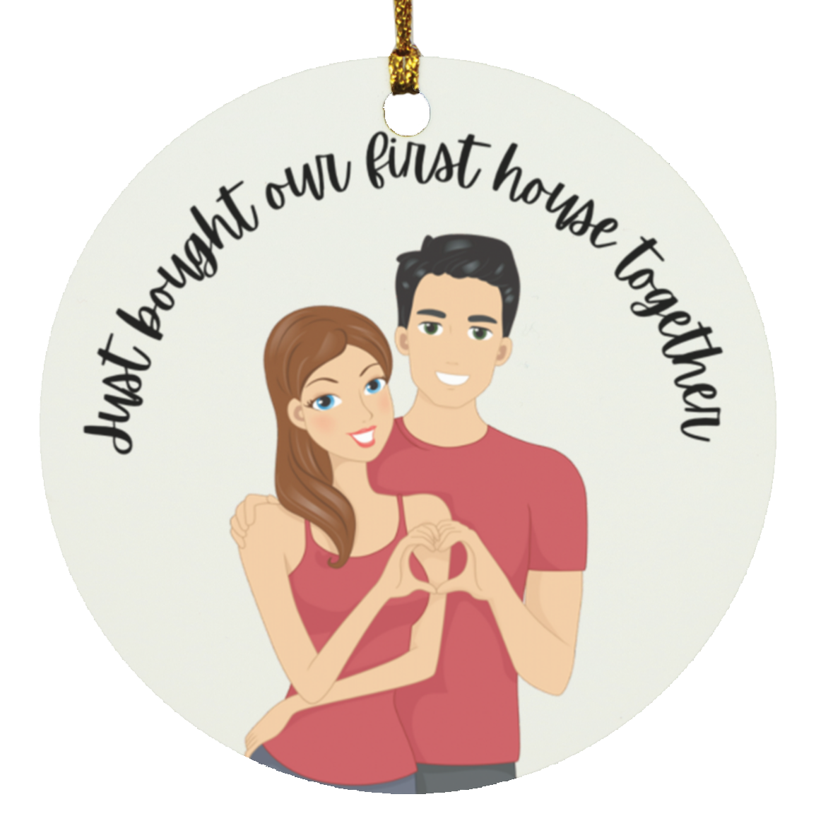 Couples First House Ornament