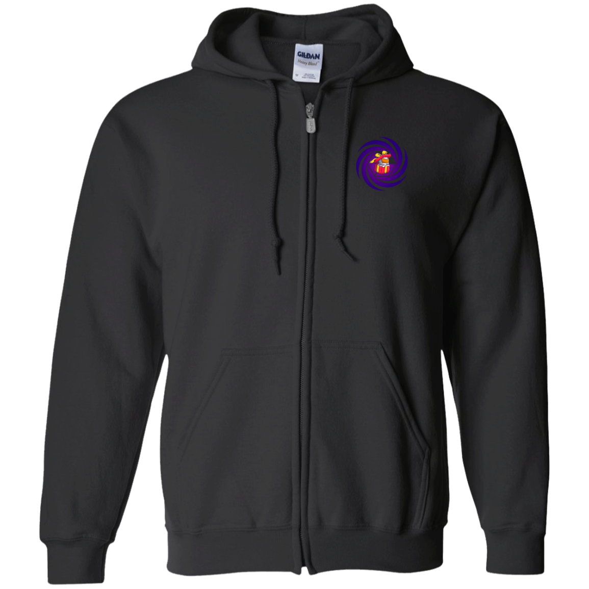 Giftbox Galaxy Zip Up Hooded Sweatshirt