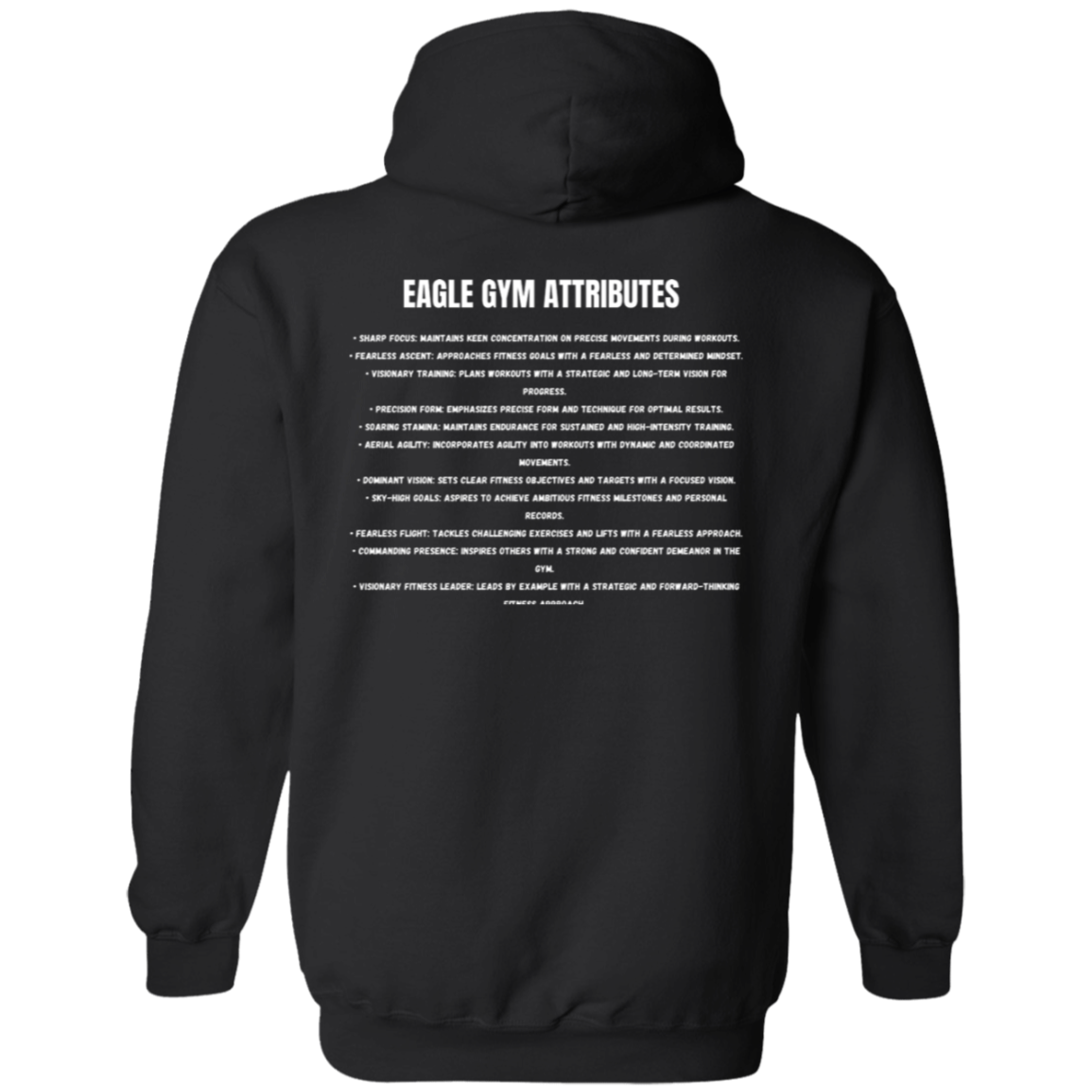Gym Animal Beast Mode Eagle Pullover Hoodie