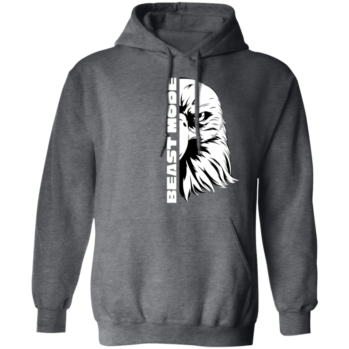 Gym Animal Beast Mode Eagle Pullover Hoodie