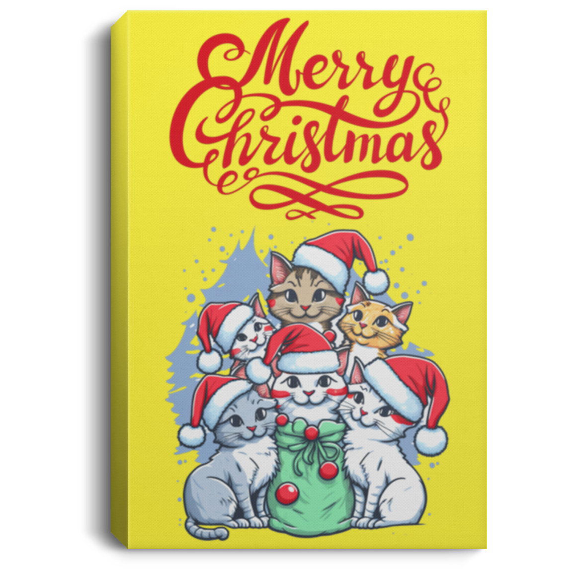 Christmas Cats Canvas