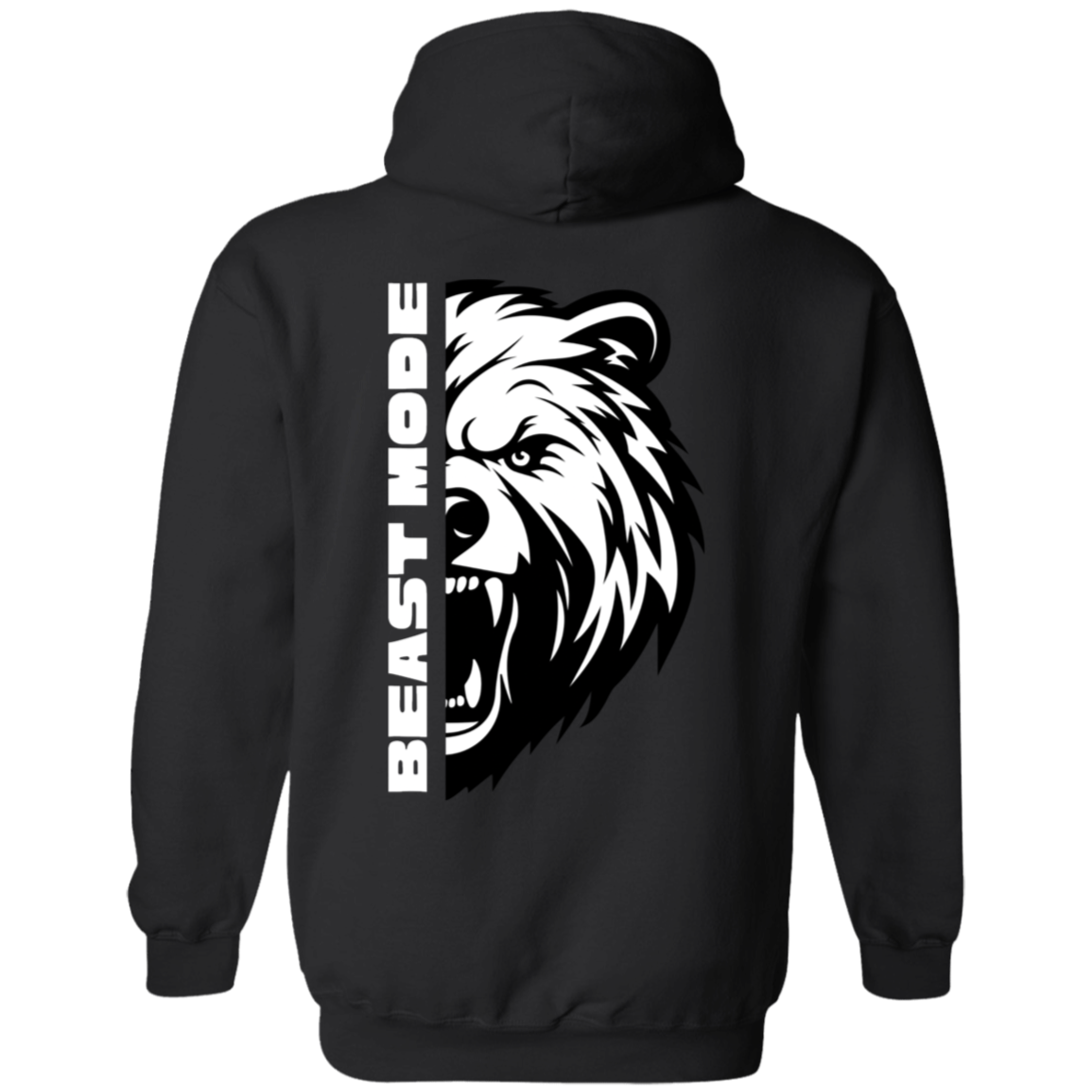 Gym Animal - Beast Mode Grizzly Bear Pullover Hoodie