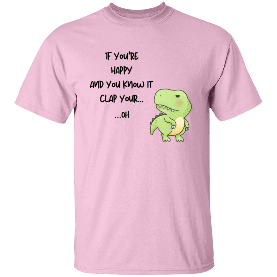 Clapless Carnivore Funny T-Rex Nursery Rhyme T-Shirt