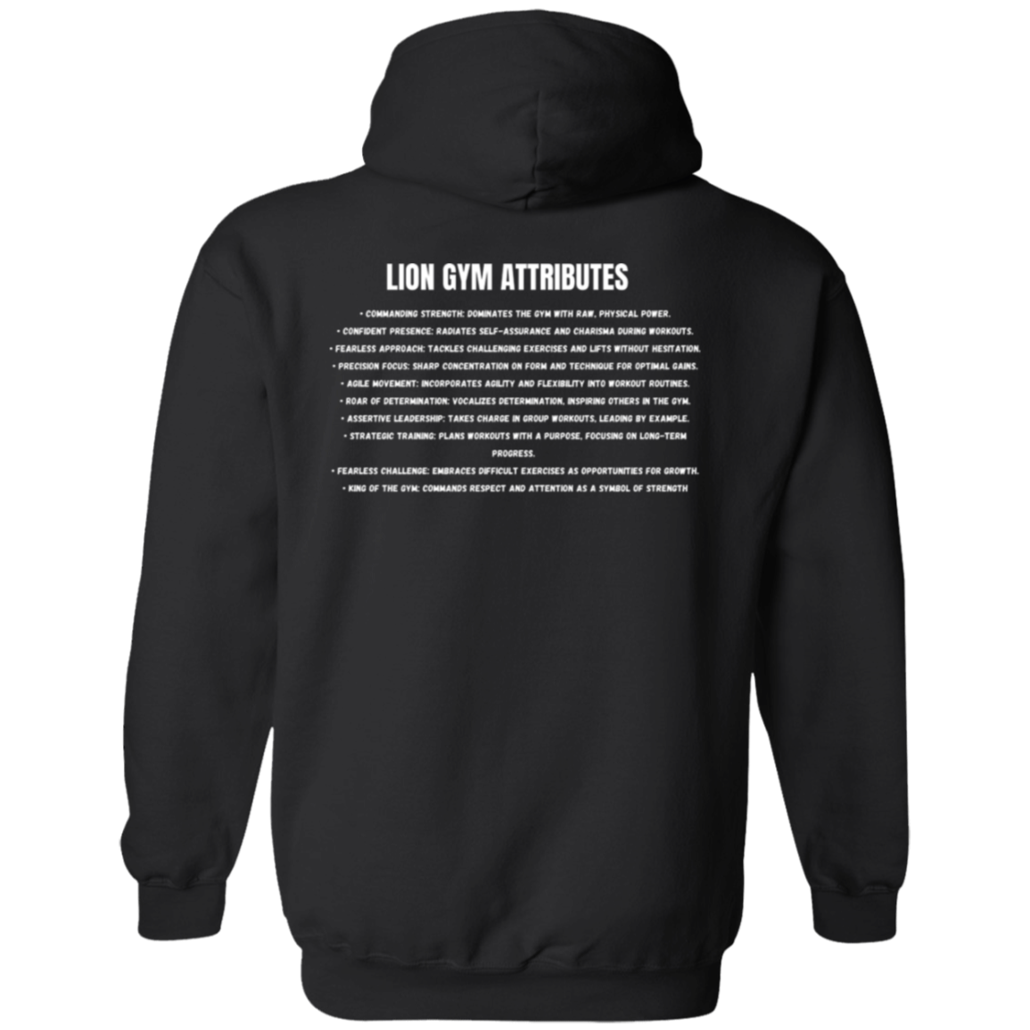 Gym Animal Beast Mode Lion Pullover Hoodie