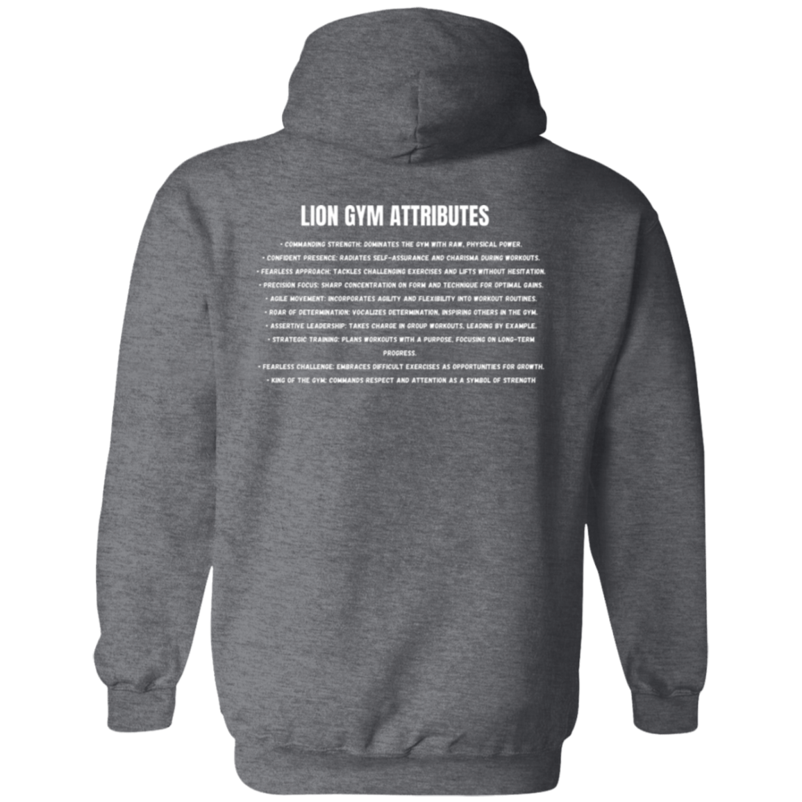 Gym Animal Beast Mode Lion Pullover Hoodie