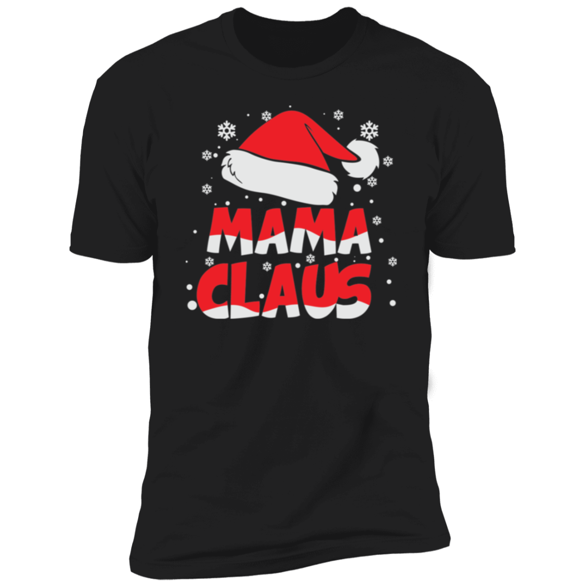 Mama Claus Christmas Holiday T-Shirt, Holiday Apparel for Mom, Christmas T-Shirt for Mom, Festive Christmas Shirts, Matching Christmas Shirts