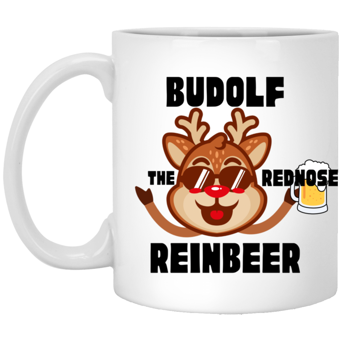 Budolph the Rednose Reinbeer Comfort Mug