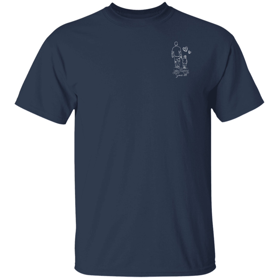 Father & Daughter Father's Day You & Me Customized Year T-Shirt