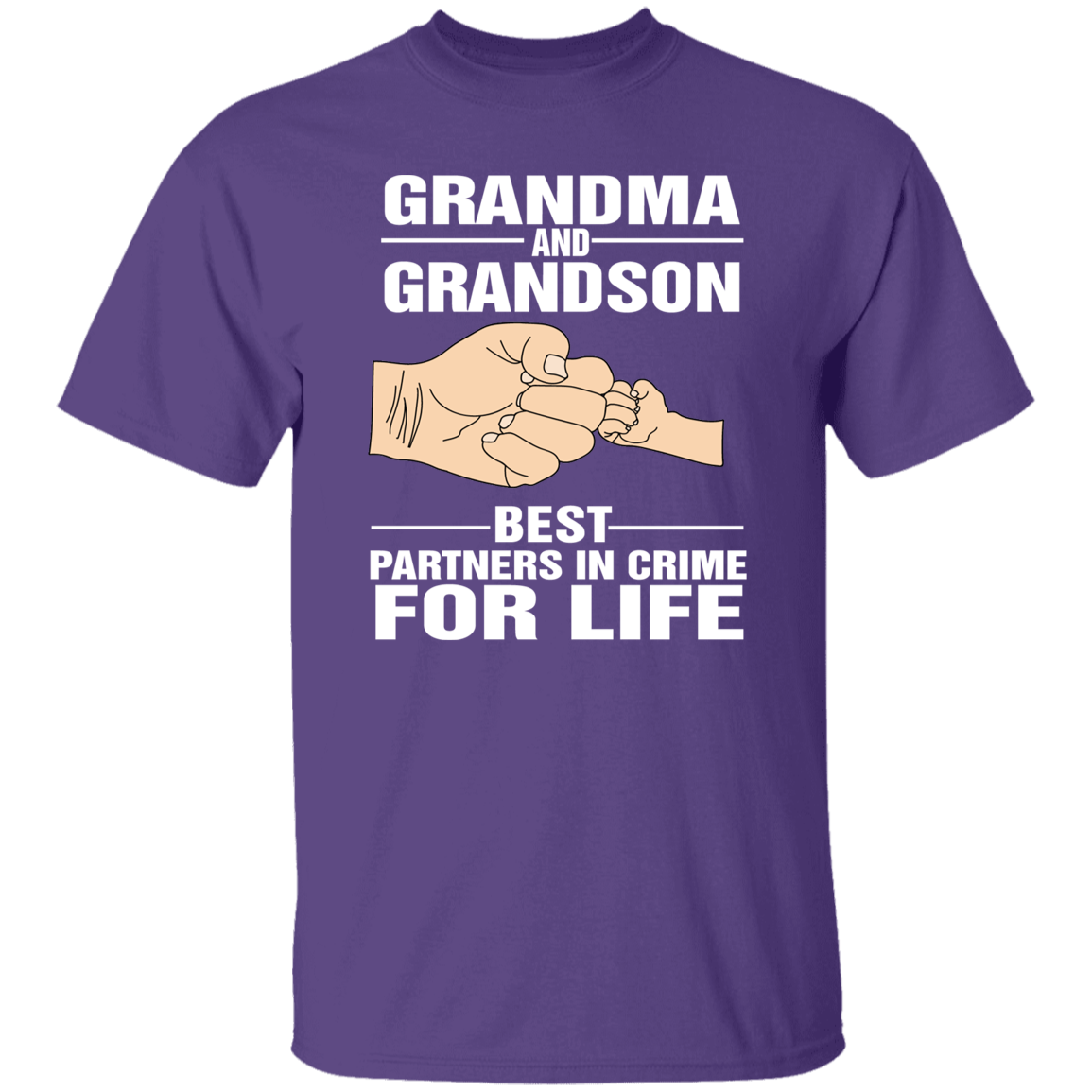 Grandma & Grandson Best Partners In Crime For Life T-Shirt