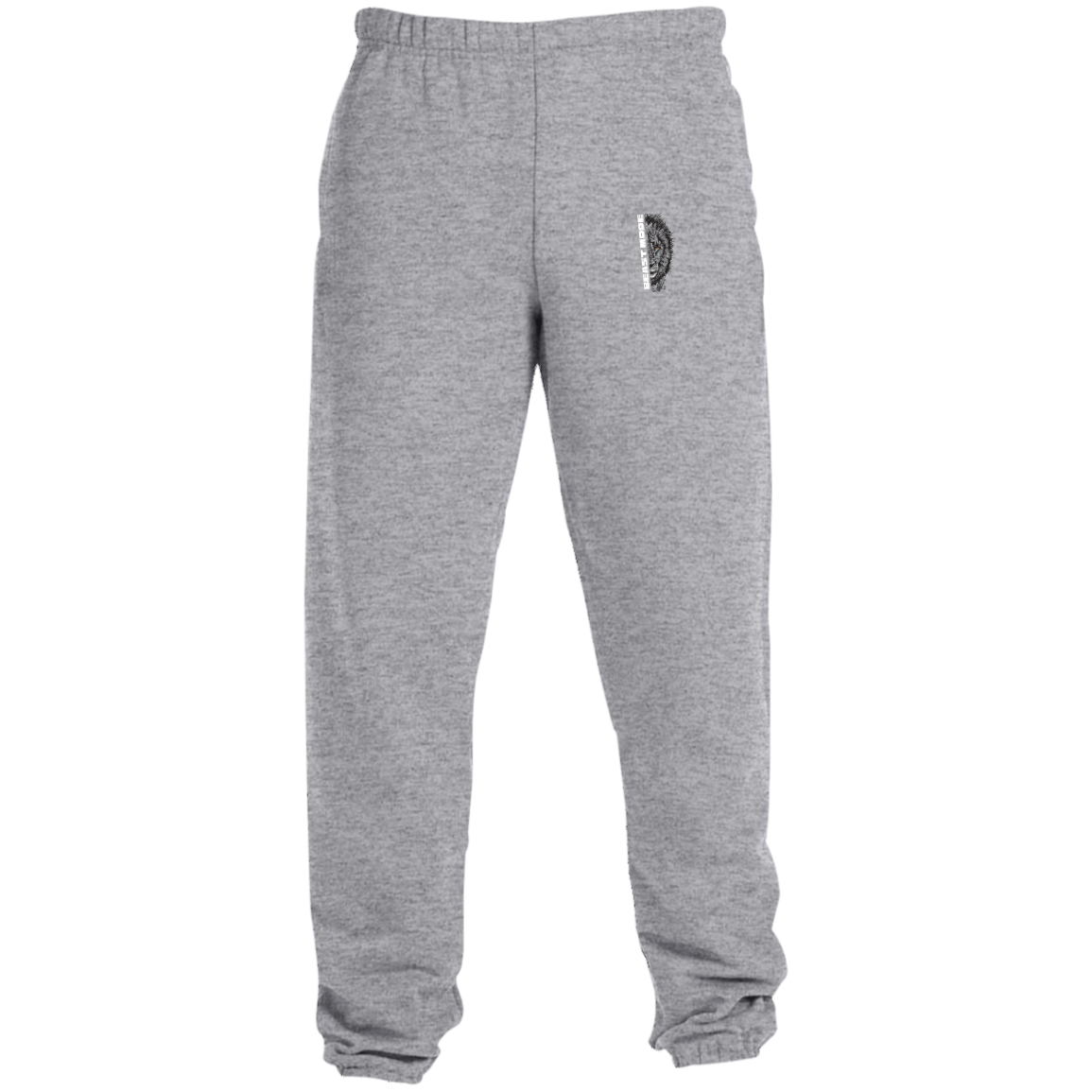 Gym Animal Beast Mode Lion Sweatpants with Pockets