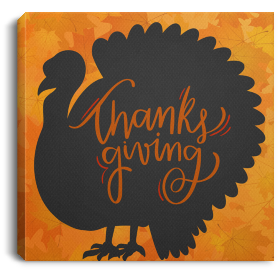 Turkey Silhouette Thanksgiving Wall Art
