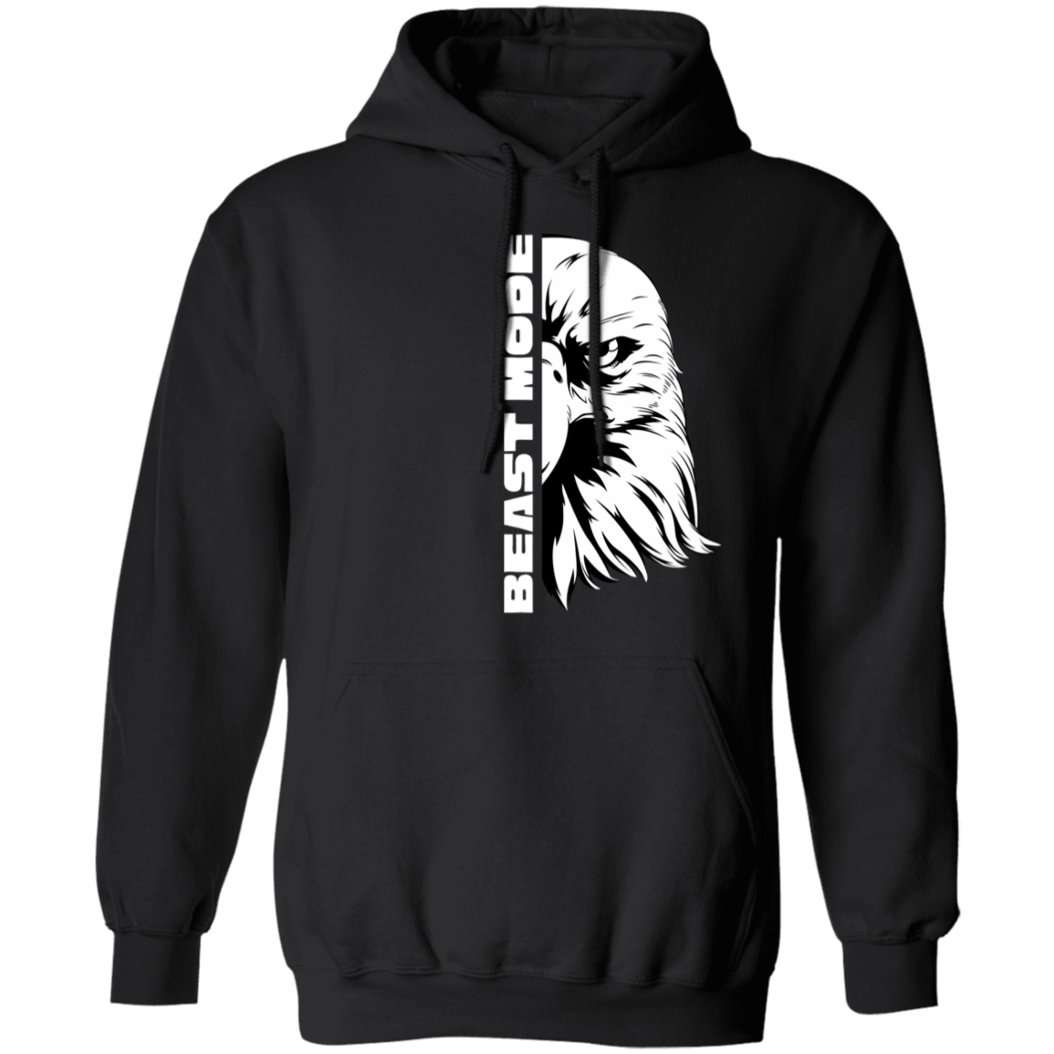 Gym Animal Beast Mode Eagle Pullover Hoodie