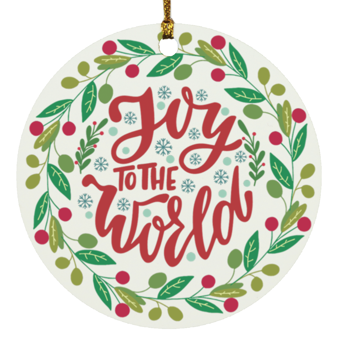 Joy to the World Ornament
