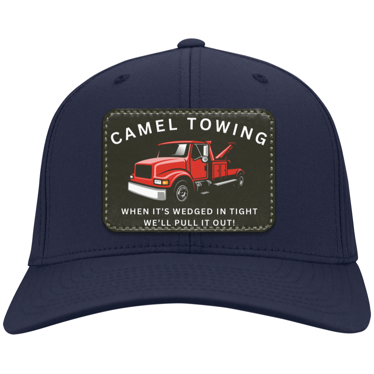 Camel Towing Funny Patch Cap