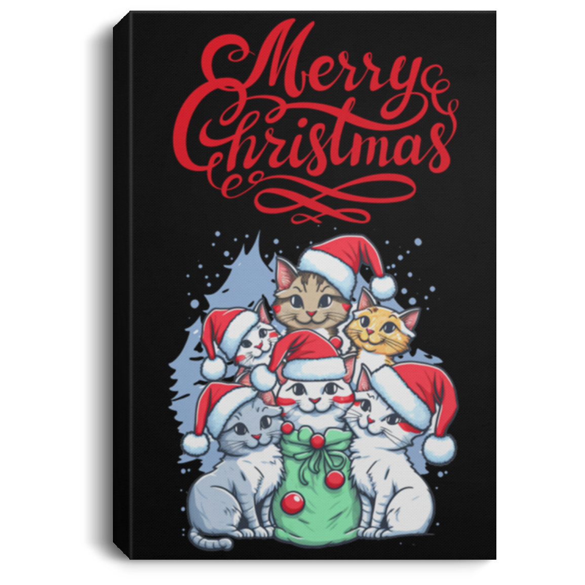 Christmas Cats Canvas