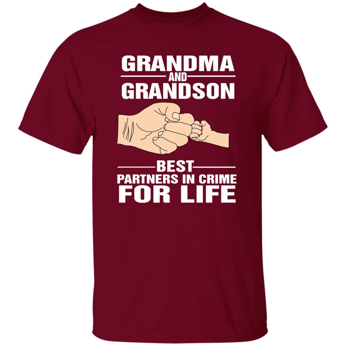 Grandma & Grandson Best Partners In Crime For Life T-Shirt
