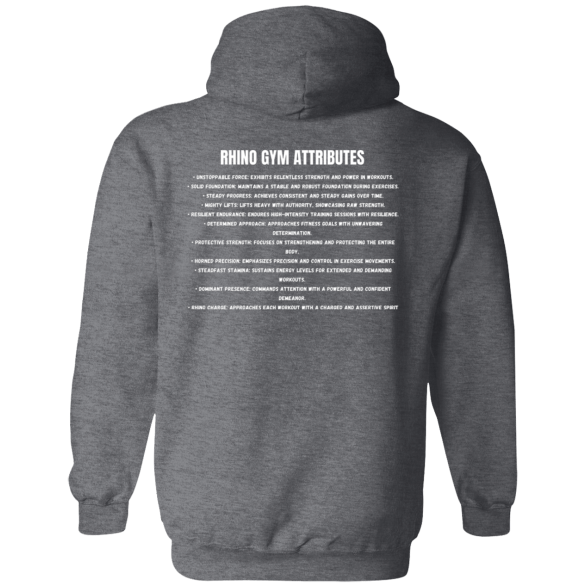 Gym Animal Beast Mode Rhino Pullover Hoodie