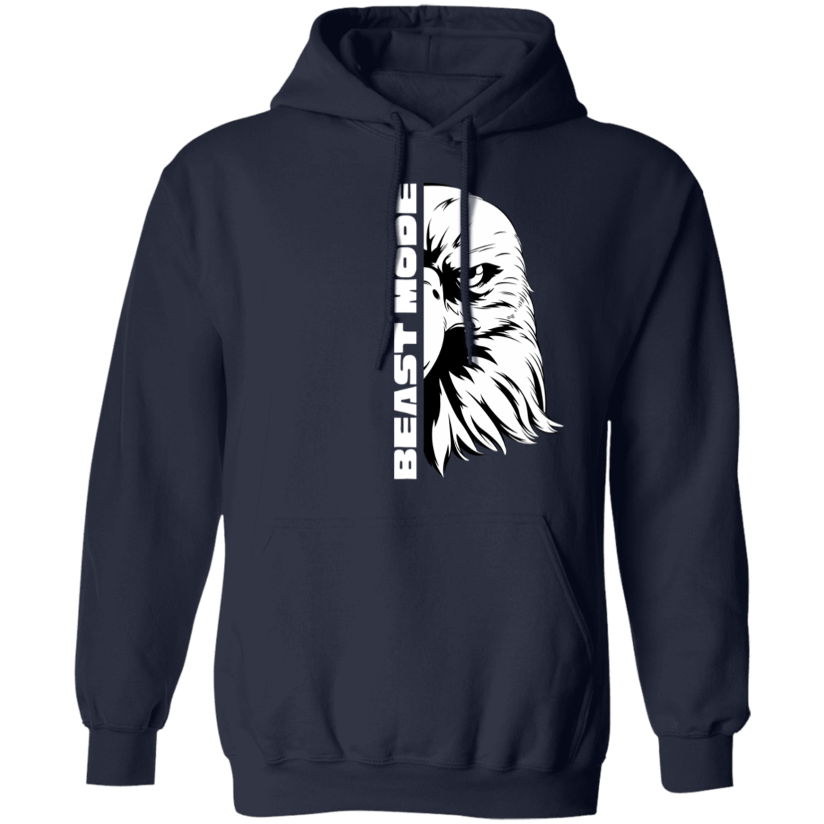 Gym Animal Beast Mode Eagle Pullover Hoodie