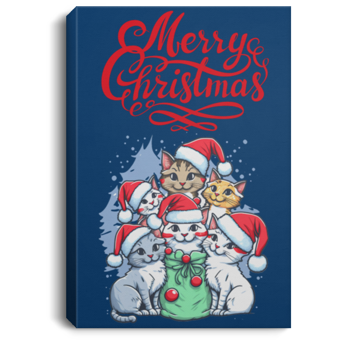 Christmas Cats Canvas