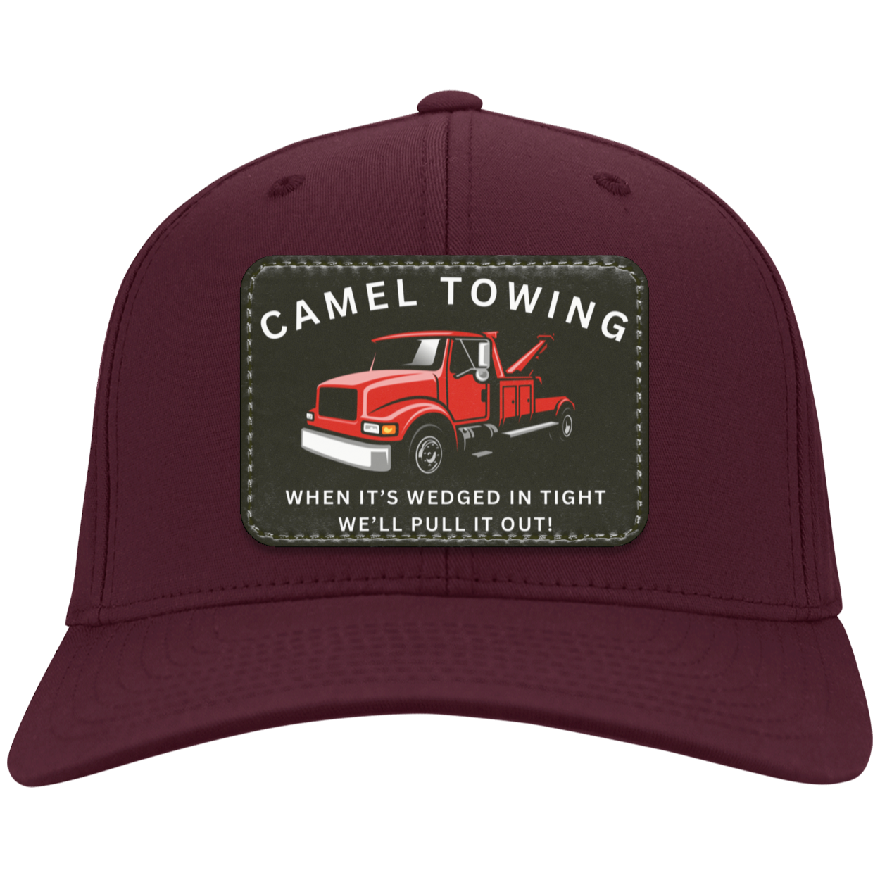 Camel Towing Funny Patch Cap