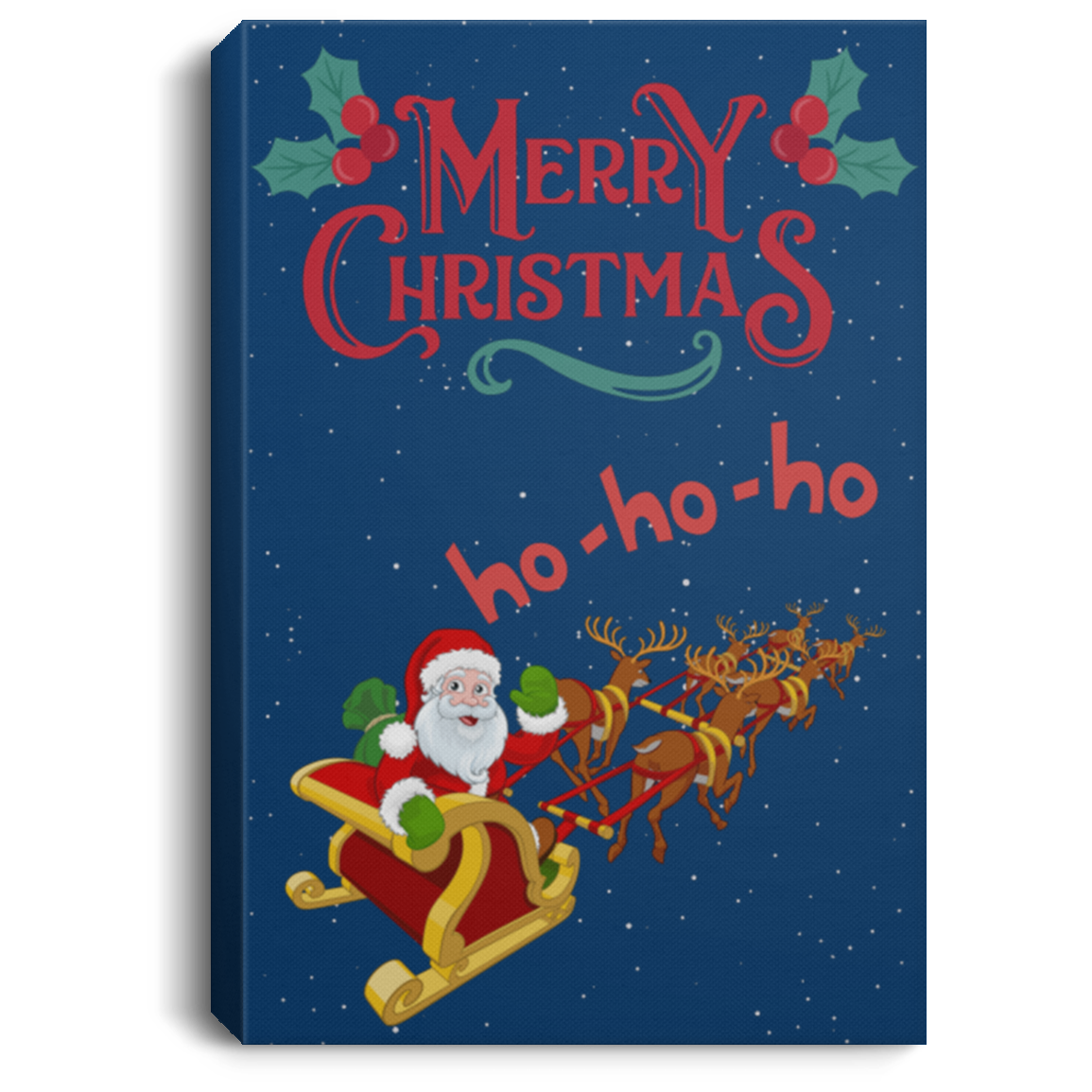 Merry Christmas Santa Starry Night