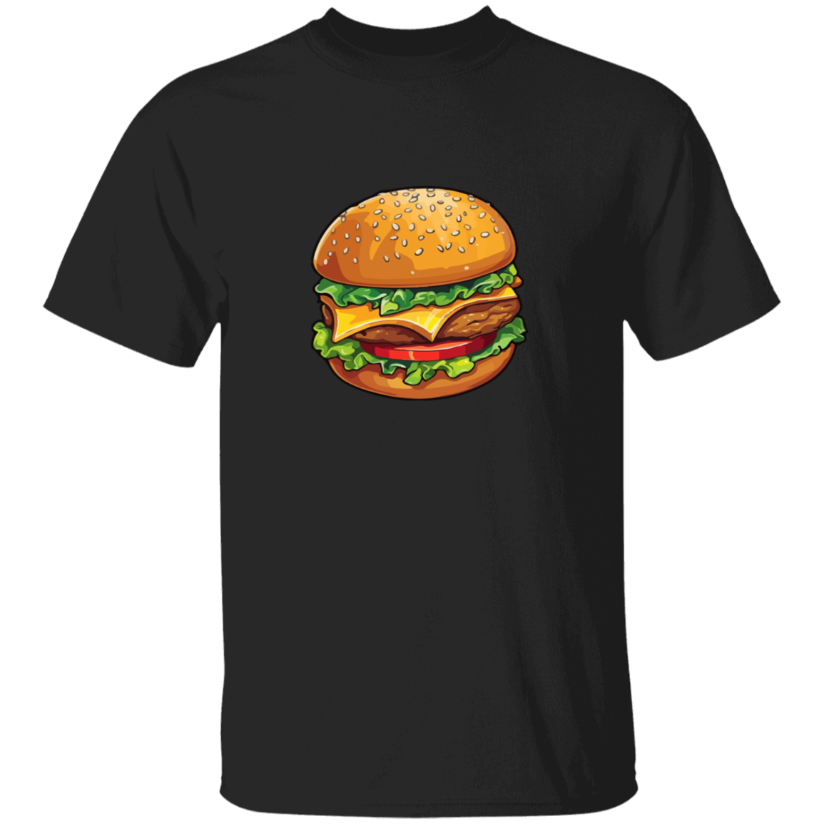 Couples Matching Valentines Hamburger & Fries T-Shirt