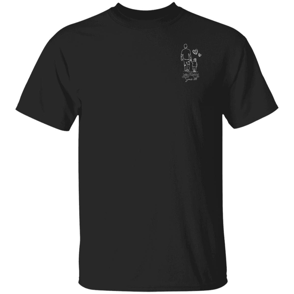 Father & Daughter Father's Day You & Me Customized Year T-Shirt