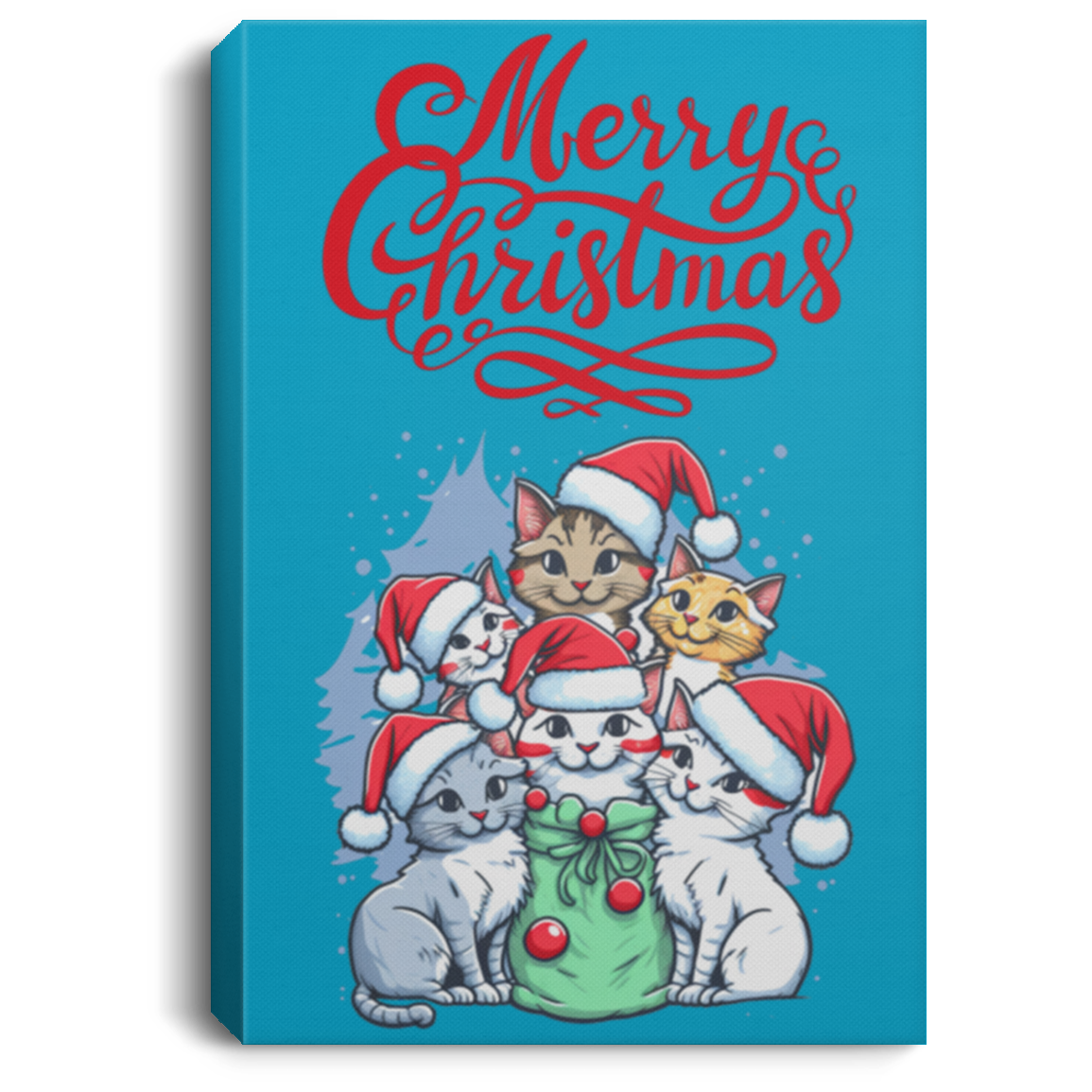 Christmas Cats Canvas