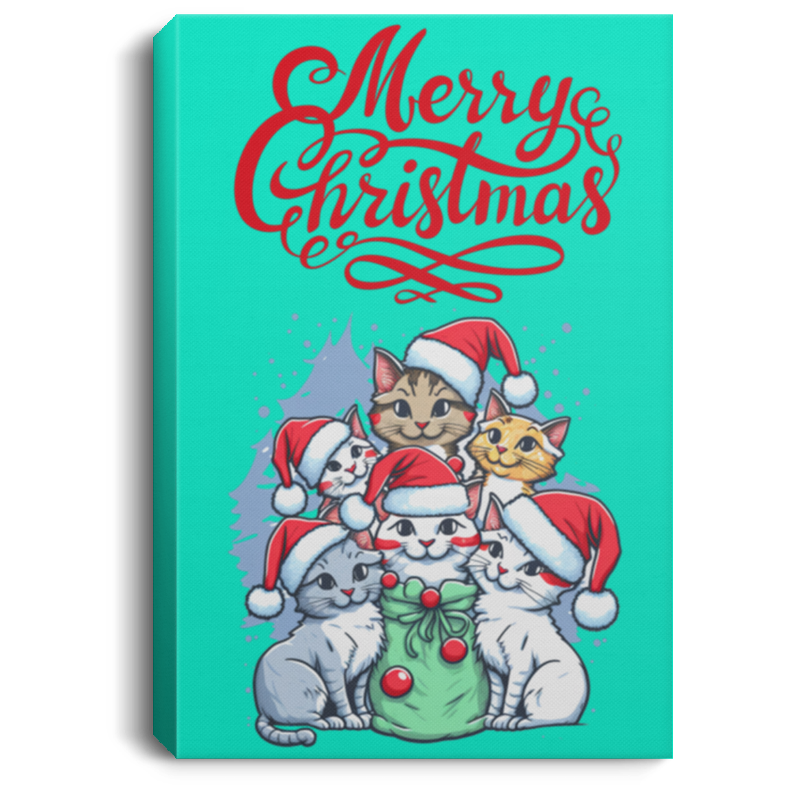 Christmas Cats Canvas