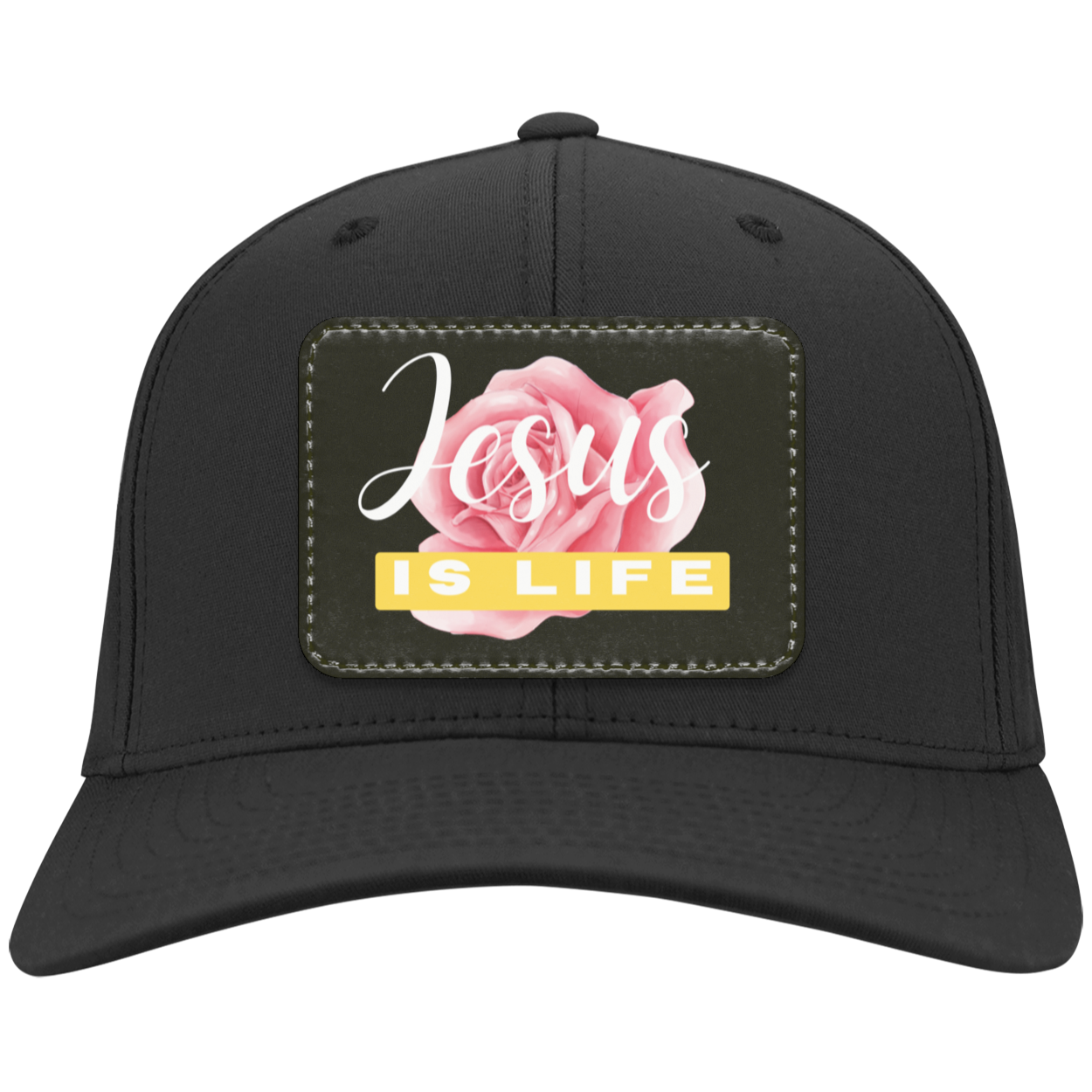 Jesus Is Life Twill Cap - Patch