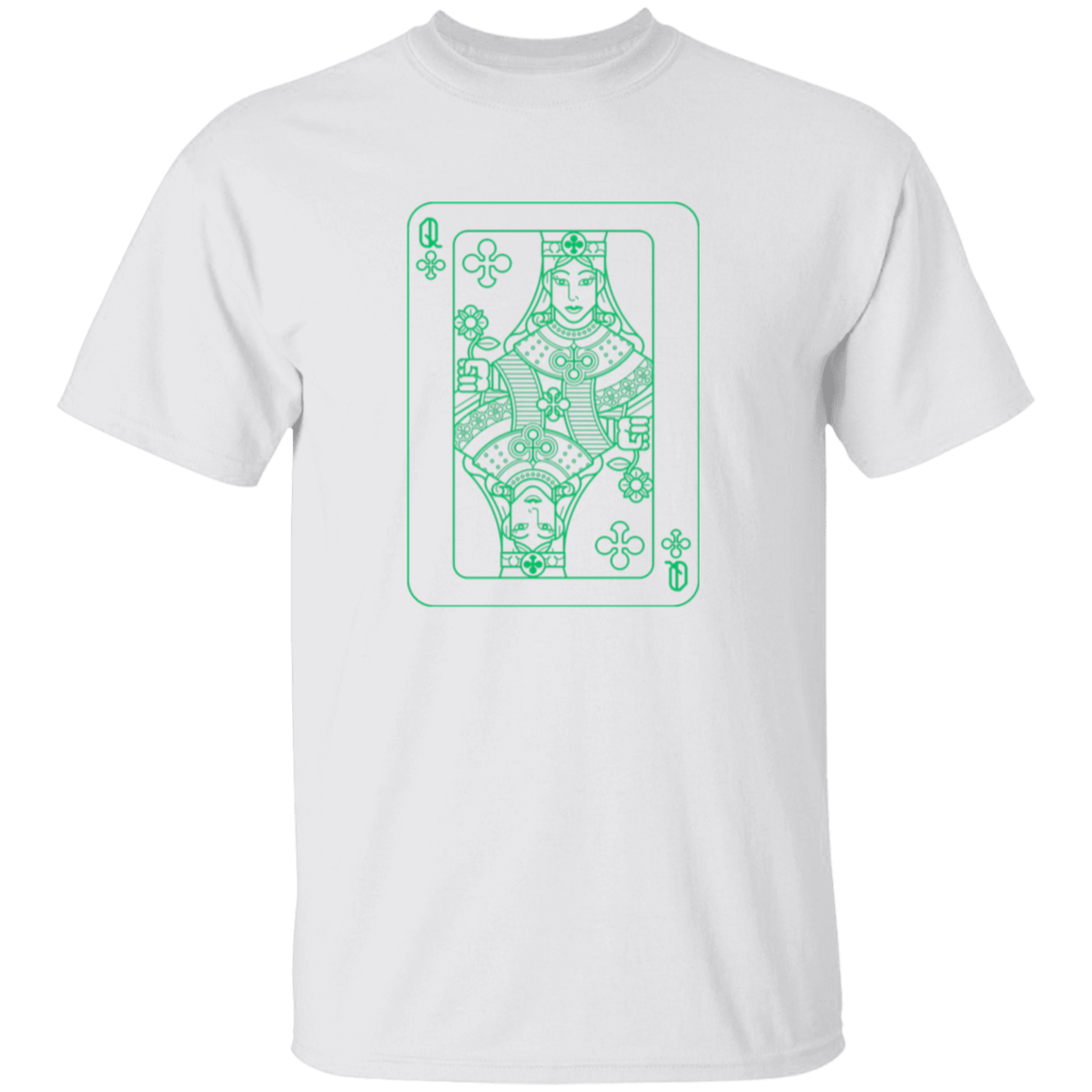 Queen Of Clubs T-Shirt, St. Patricks Day Shirt