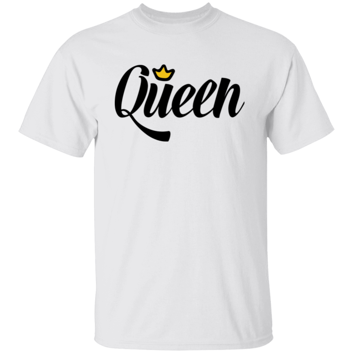 King/Queen Matching Couples Valentines Day T-Shirt, Gift for Him Gift for Her