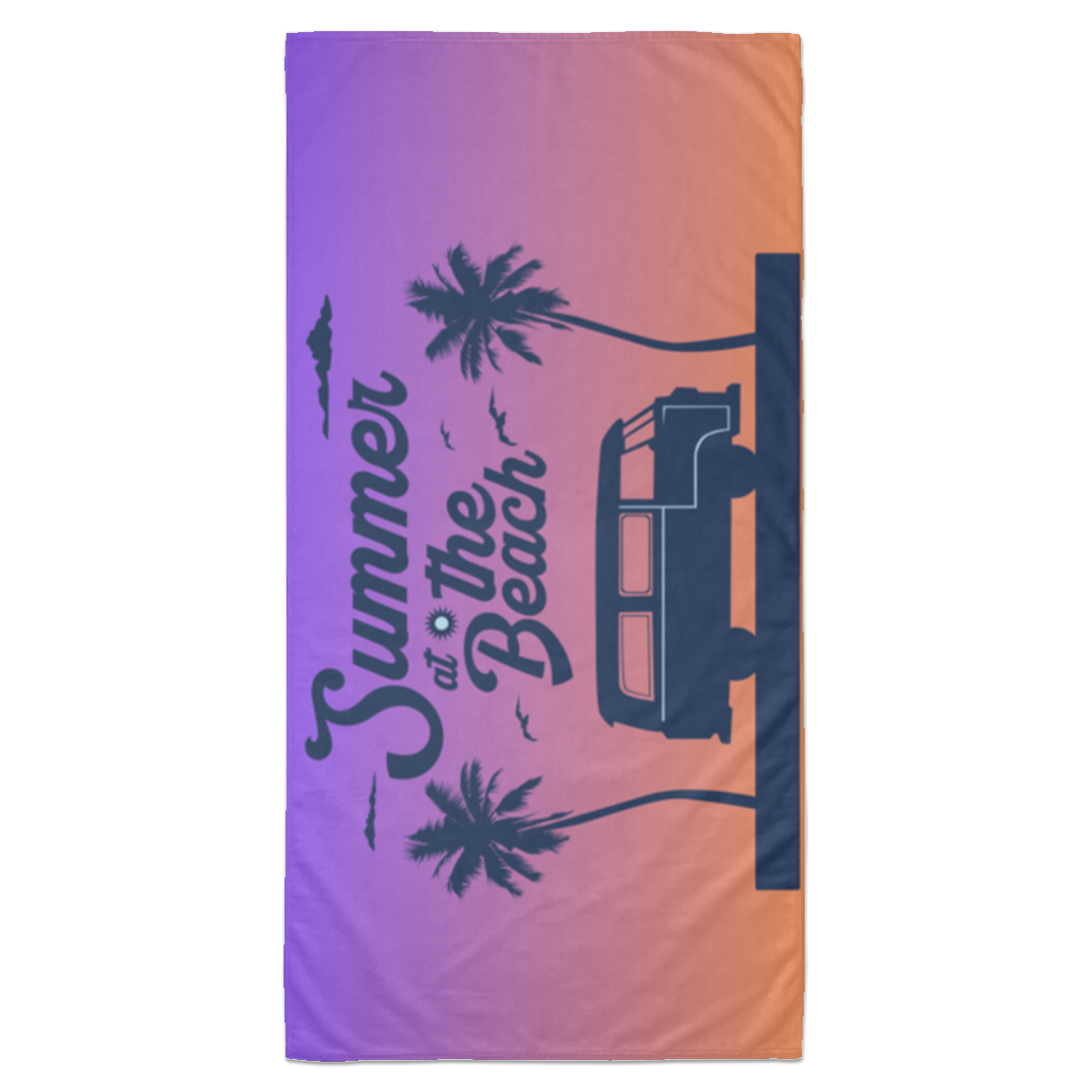 Summer at the Beach Towel - 35x70, Beach Life Towel