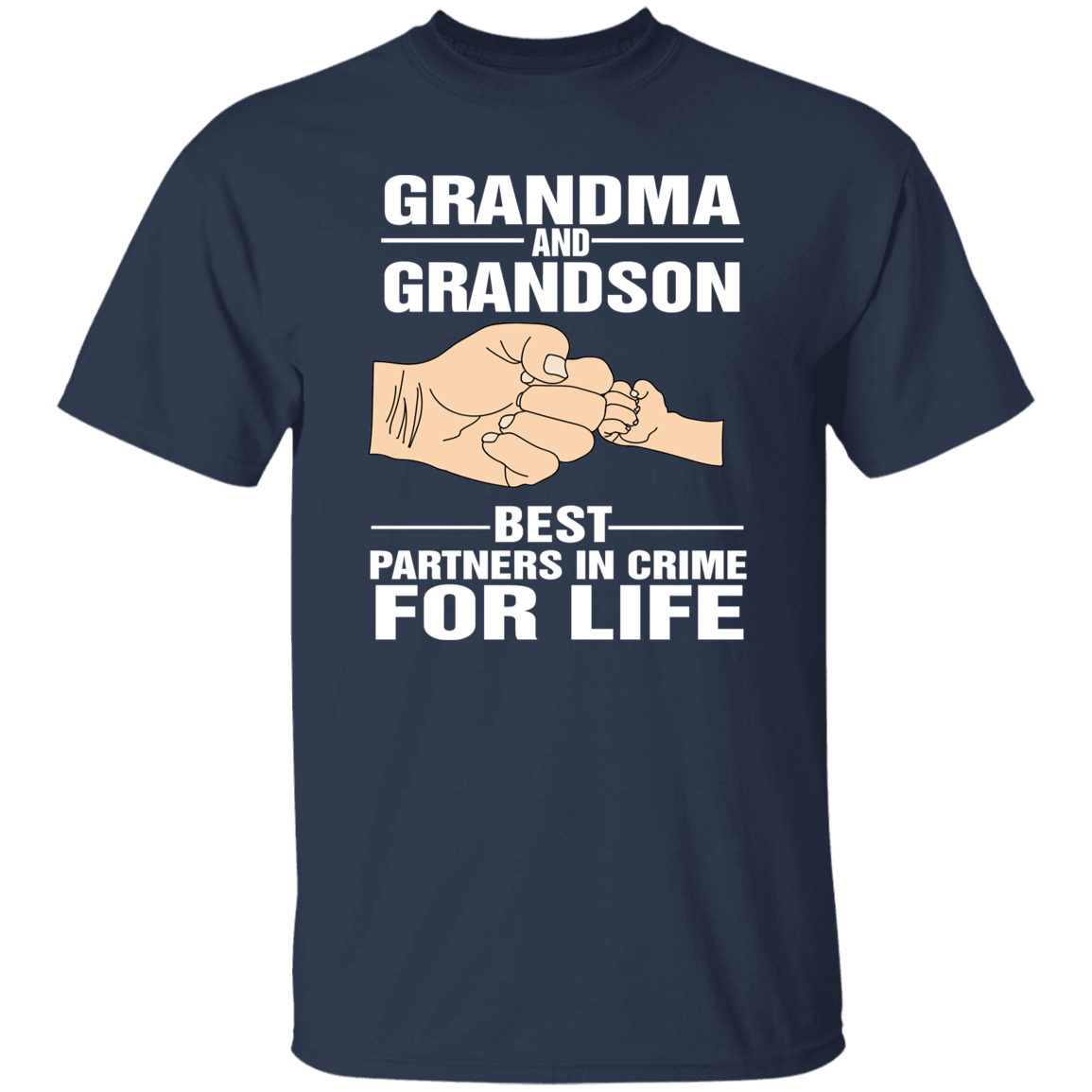 Grandma & Grandson Best Partners In Crime For Life T-Shirt