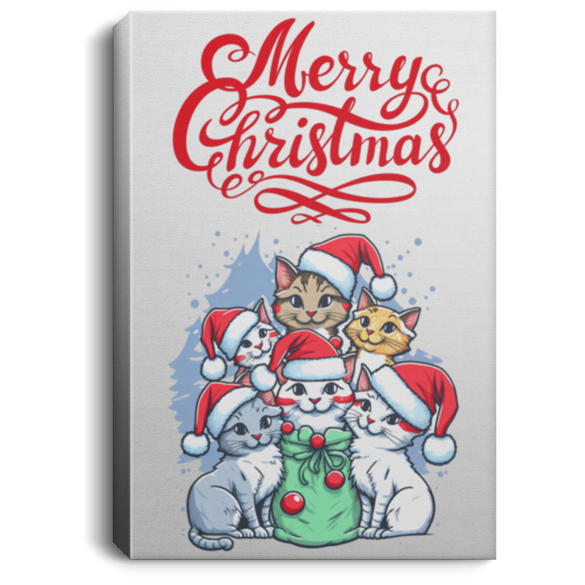 Christmas Cats Canvas