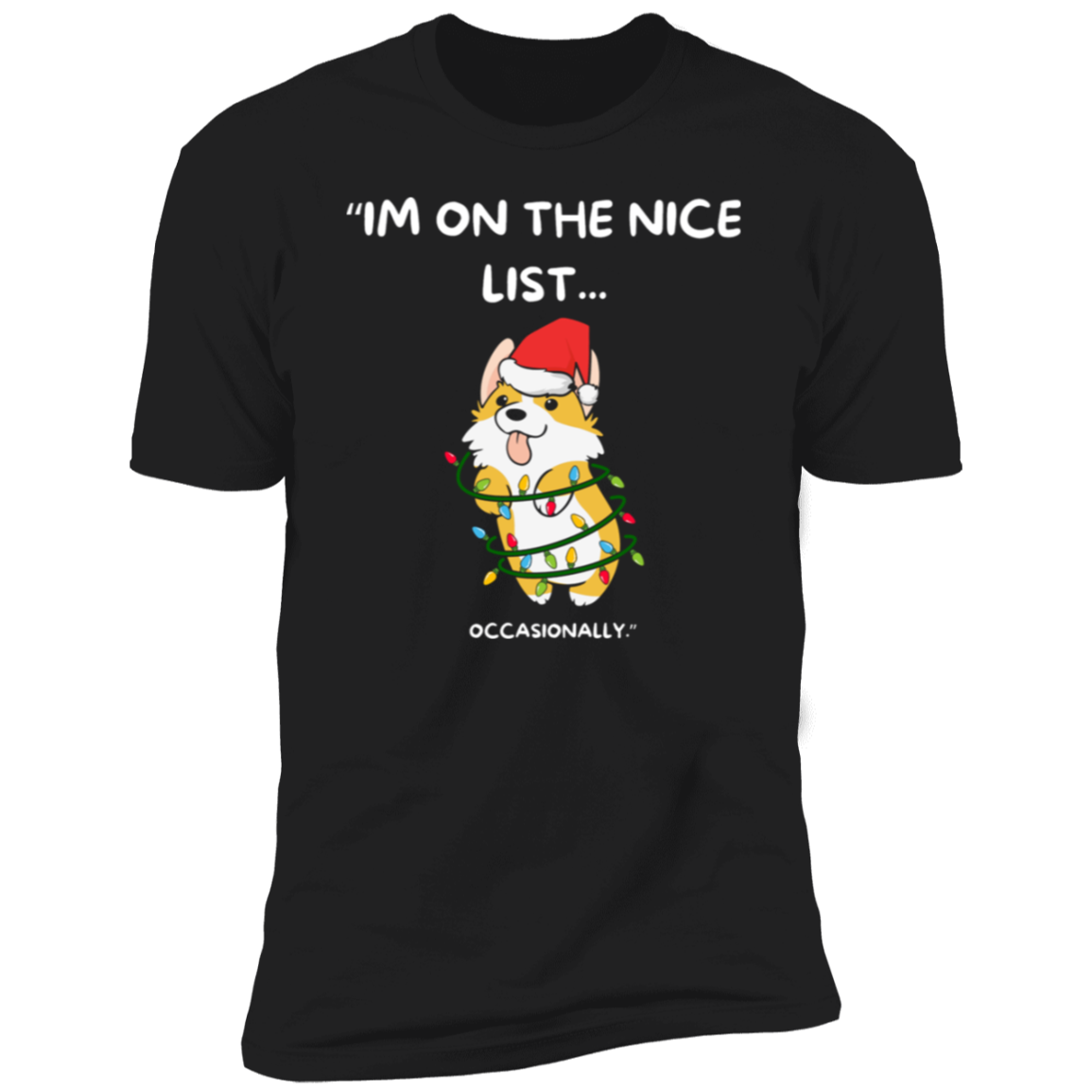 Im On the Nice List...Occasionally T-Shirt