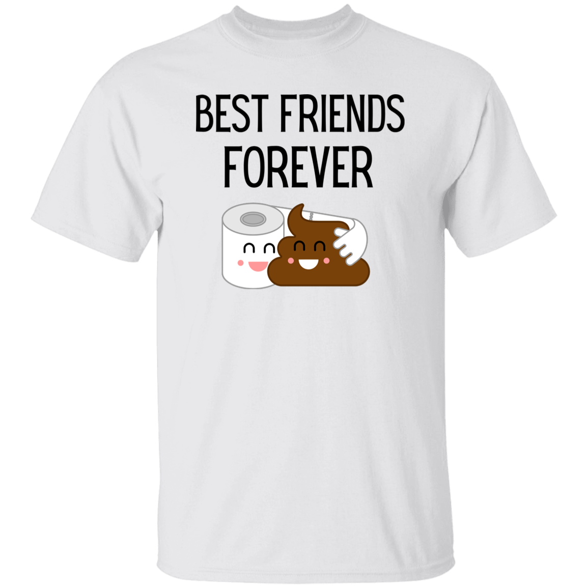 Poo-rific Pals Best Friends Forever Funny T-Shirt