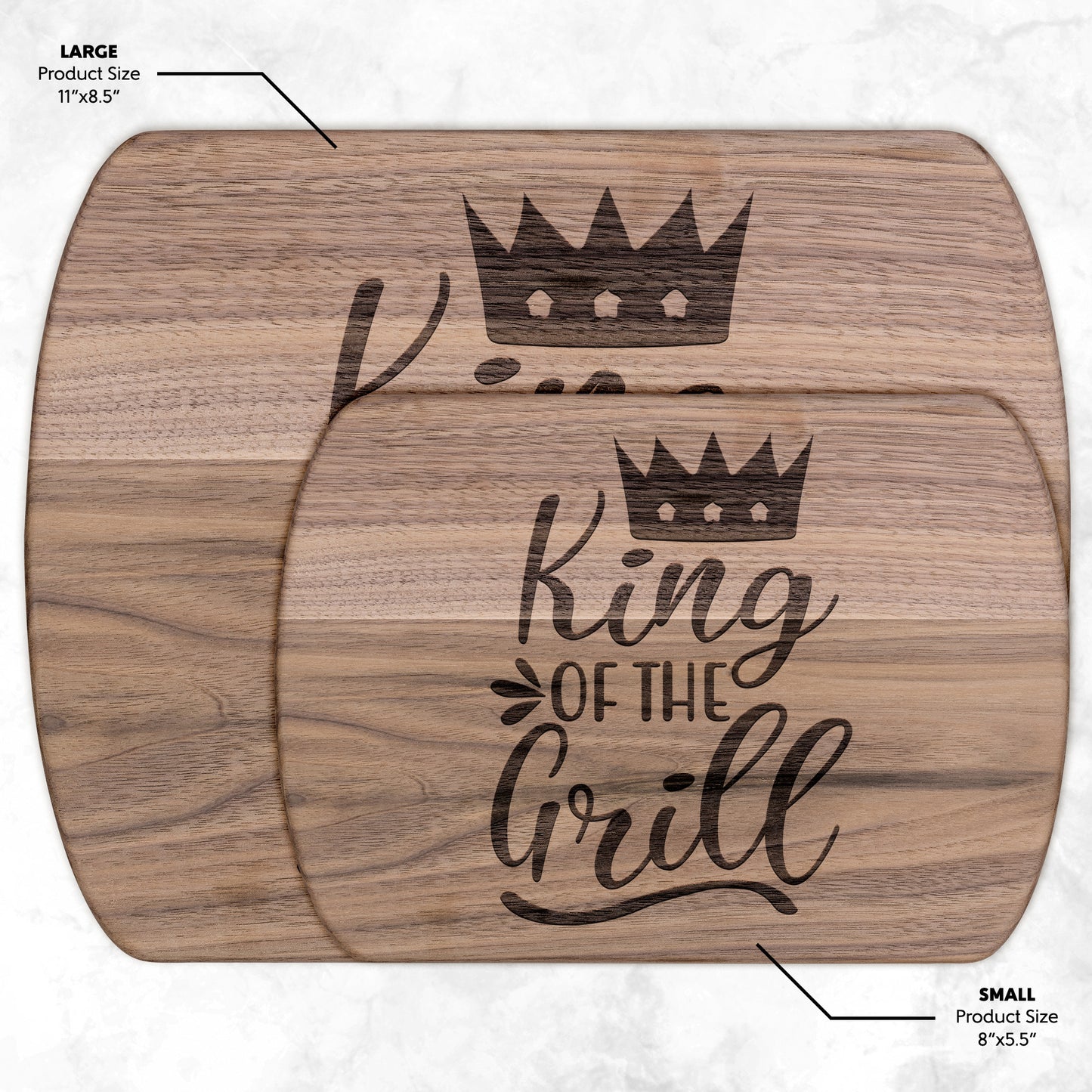 King of the Grill: BBQ Master Cutting Board