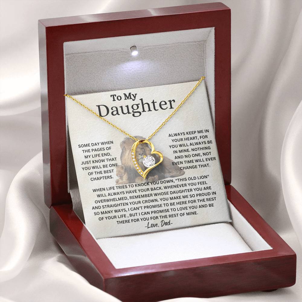 This Old Lion Forever Love Necklace From Dad