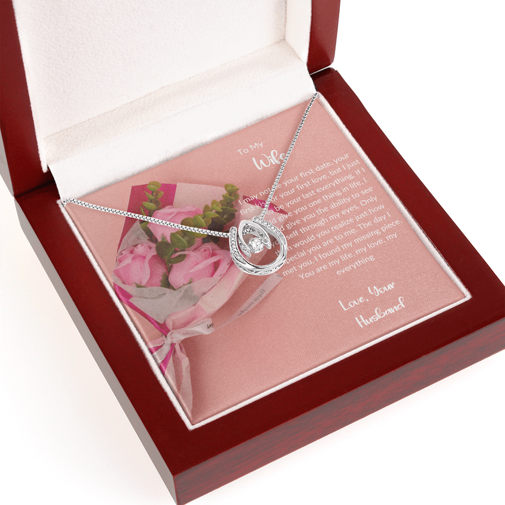 To My Wife - Forever My Everything - Lucky In Love Necklace