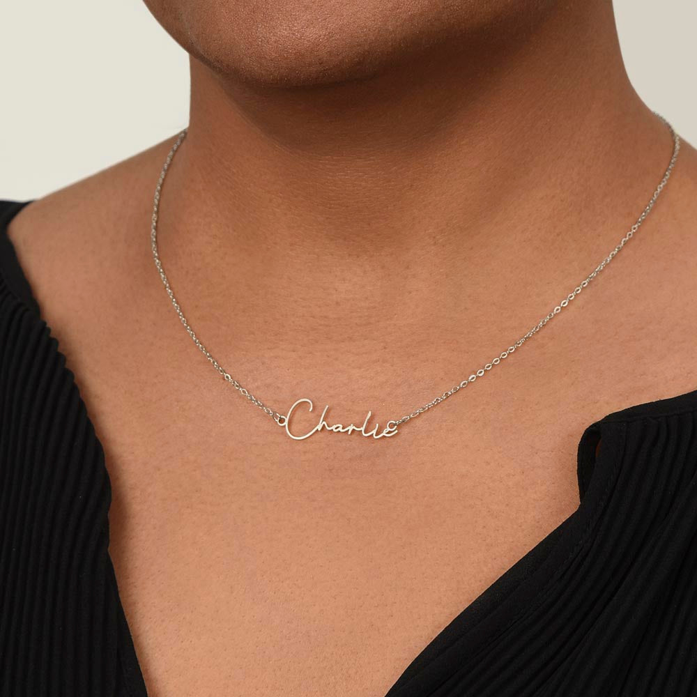 Eternal Elegance - Signature Name Necklace