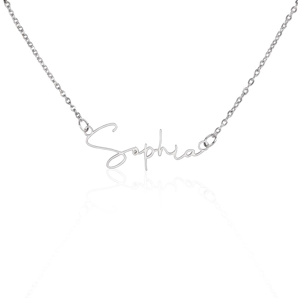 Eternal Elegance - Signature Name Necklace
