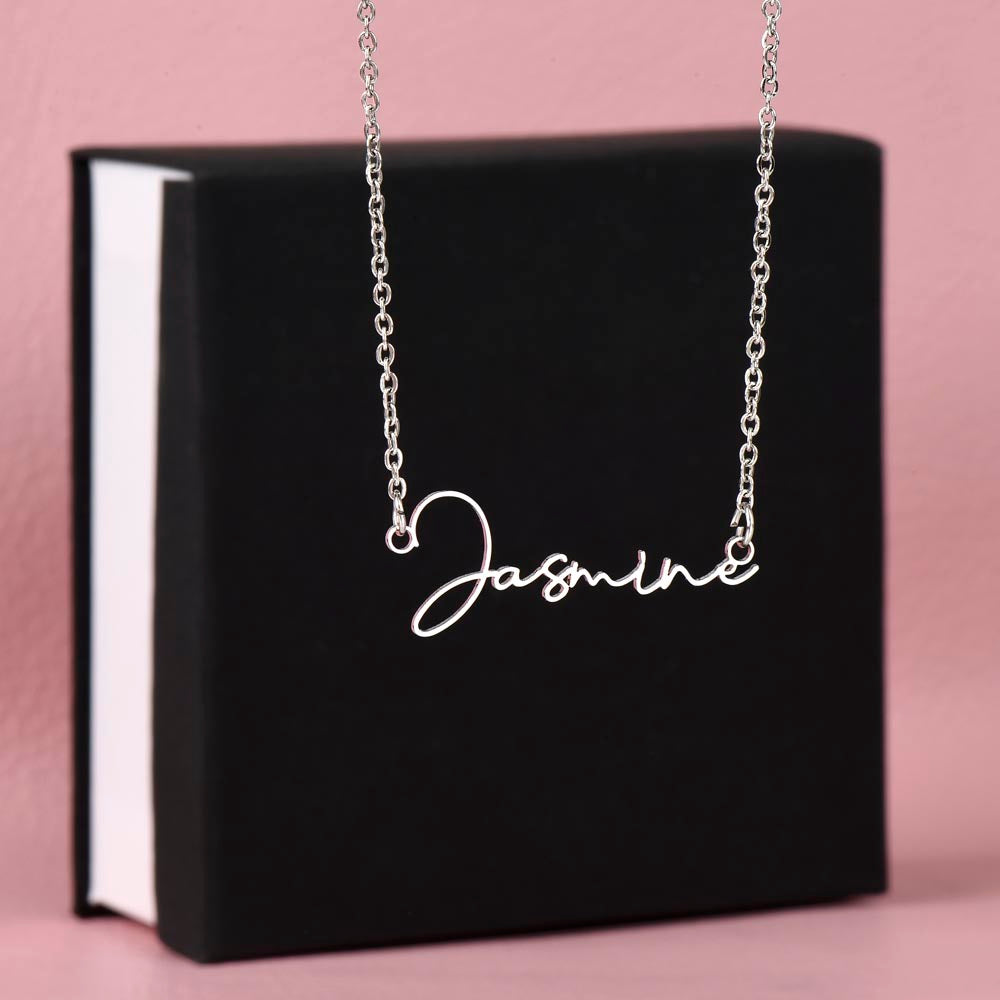 Eternal Elegance - Signature Name Necklace