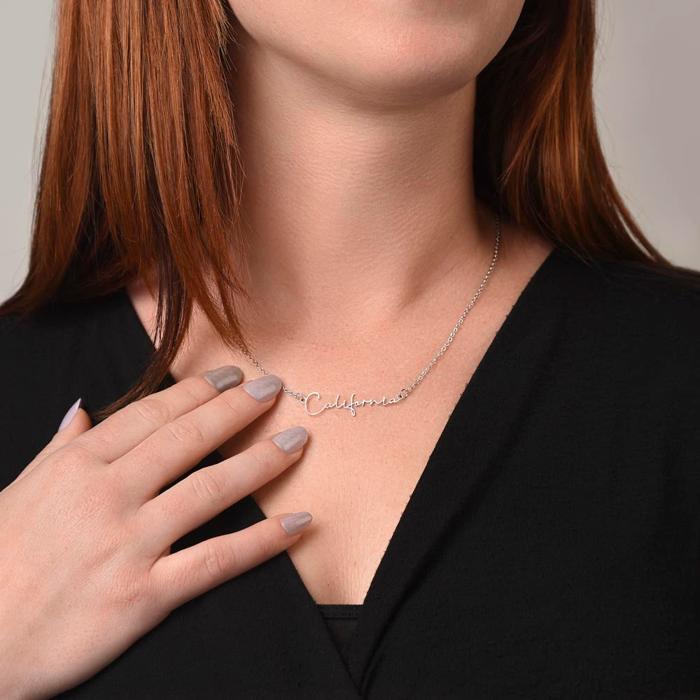 Eternal Elegance - Signature Name Necklace