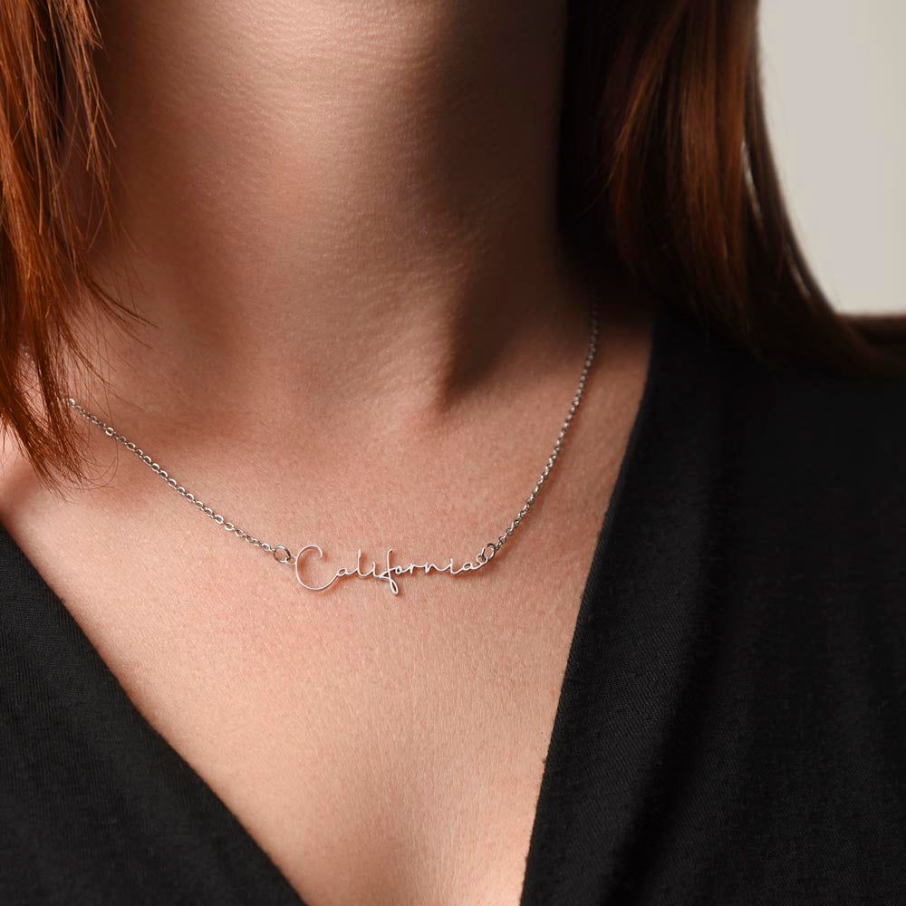 Eternal Elegance - Signature Name Necklace
